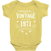 original parts vintage established 1971 perfectly aged Baby Bodysuit