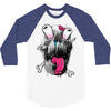 scary skull 3/4 Sleeve Shirt