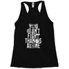 Fight Alone Avengers Racerback Tank