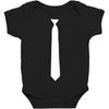 skinny white tie Baby Bodysuit