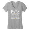 papa man myth legend Women's V-Neck T-Shirt