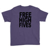 free high fives t shirt x large funny humor geek awesome highfive cool Youth Tee