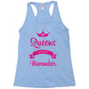 queens are born in november Racerback Tank