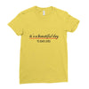 its a beautiful day Ladies Fitted T-Shirt