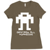berzerk robot Ladies Fitted T-Shirt