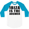 ibiza is the answer 3/4 Sleeve Shirt