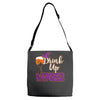 drink up witches Adjustable Strap Totes