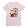 triple beagle portrait Ladies Fitted T-Shirt