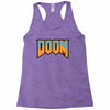 Wtf Doom Black Stroke Racerback Tank