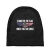 stand for the flag kneel for the cross Baby Beanies