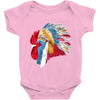 chief many feathers Baby Onesie