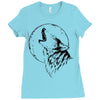 full moon Ladies Fitted T-Shirt