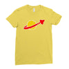 the spaceman logo Ladies Fitted T-Shirt