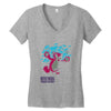 breaking bear Women's V-Neck T-Shirt