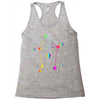 libra rainbow sign Racerback Tank
