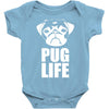 pug life dog tee new Baby Onesie