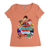paw patrol birthday boy auntie Women's Triblend Scoop T-shirt