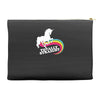 totally straight funny rainbow unicorn gay pride novelty fashion Accessory Pouches