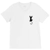 Cat Pocket V-Neck Tee