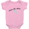 down the shore hooded Baby Bodysuit