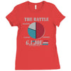 half the battle Ladies Fitted T-Shirt