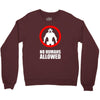 no humans allowed district 9 Crewneck Sweatshirt