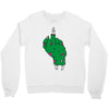 rude zombie Crewneck Sweatshirt