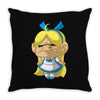 ugly alice Throw Pillow