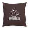 condoms are for pussies Throw Pillow