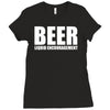 beer liquid Ladies Fitted T-Shirt