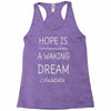 aristotle philosophy quote Racerback Tank