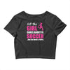 all this girl cares about is soccer and like maybe 3 people Crop Top