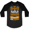 My Daughter Is Super Awesome Her Stepdad 3/4 Sleeve Shirt