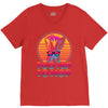 Too Hip To Hop  Bunny Easter V-Neck Tee