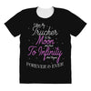 I Love My Trucker To The Moon And Back To Infinity And Beyond Forever All Over Women's T-shirt