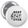 Best Dad Ever Funny Music Note Pin-back button