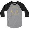 i'd rather be hunting deer antlers ammo hunt gear merica cool 3/4 Sleeve Shirt