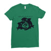 big shark little fish Ladies Fitted T-Shirt