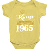 kings are born in 1965 Baby Onesie