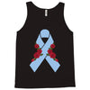 stomach cancer ribbon and rose Tank Top
