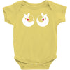 rude christmas pudding Baby Onesie
