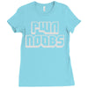 pwn noobs Ladies Fitted T-Shirt