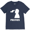 politics V-Neck Tee