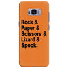 rock paper scissors lizard spock big bang theory geek nerd gift t shir Samsung Galaxy S8 Plus