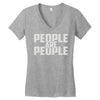 people are people Women's V-Neck T-Shirt