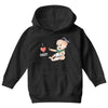 Cute Baby Painter's Dad Love Youth Hoodie