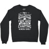 love love love camping! Crewneck Sweatshirt