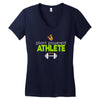 plant powered athlete Women's V-Neck T-Shirt