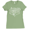 christ denied logo Ladies Fitted T-Shirt