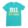 911 dispatcher heroes Ladies Fitted T-Shirt